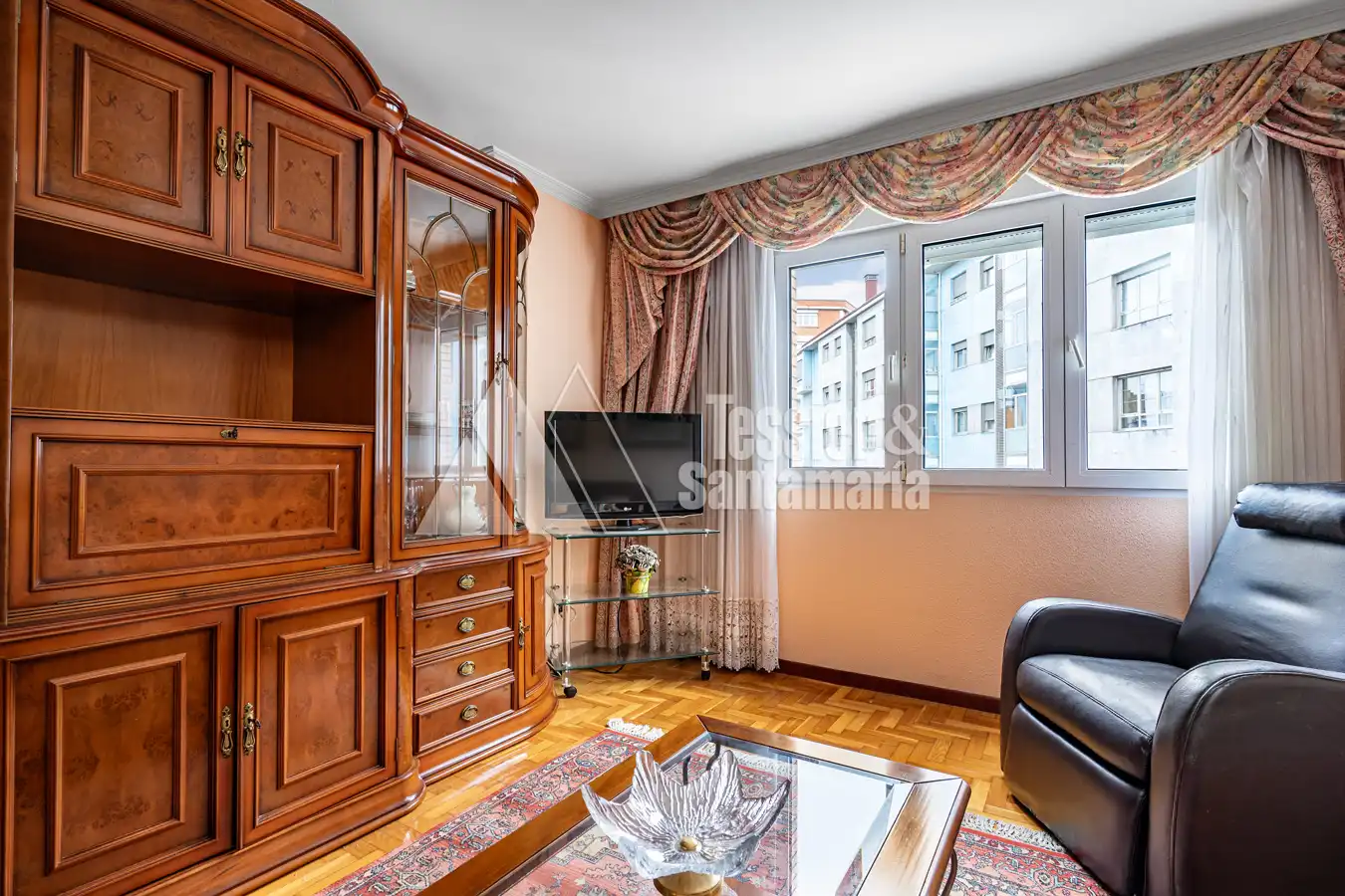 Wohnzimmer von Wohnung zum Verkauf in Gijón  mit Heizung, Abstellraum und Möbliert