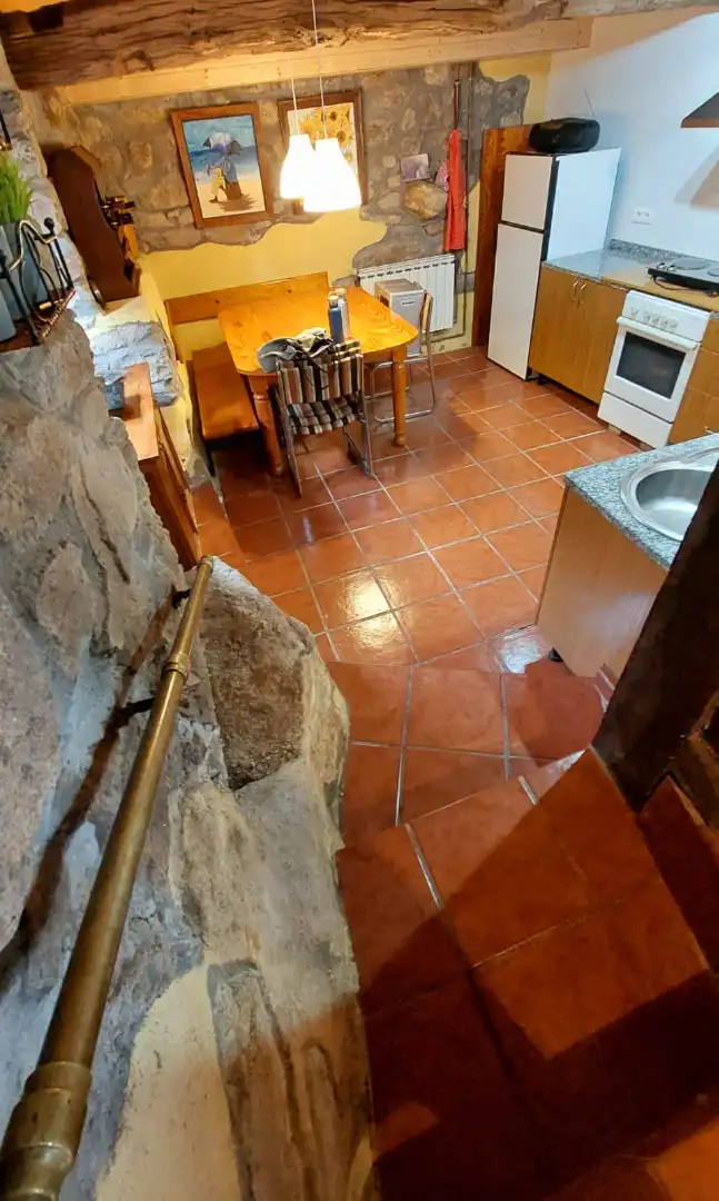 Kitchen of Country homes for sale in A Veiga   with Heating, Parquet flooring and Furnished
