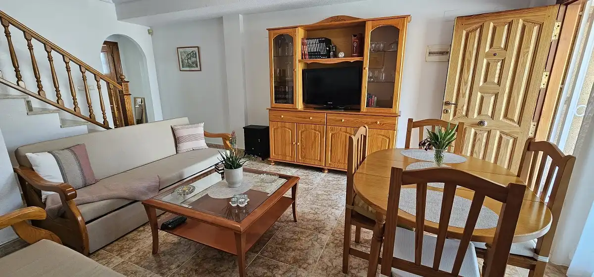 Sala de estar de Dúplex en venta en Orihuela con Terraza, Piscina y Amueblado