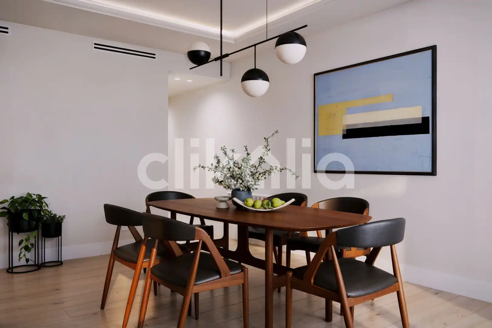 Esszimmer von Wohnung zum Verkauf in Madrid mit Klimaanlage, Heizung und Terrasse