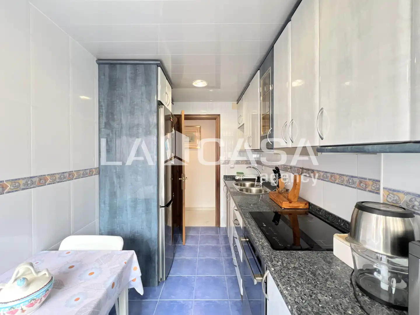 Kitchen of Flat for sale in Badalona  with Heating and Balcony
