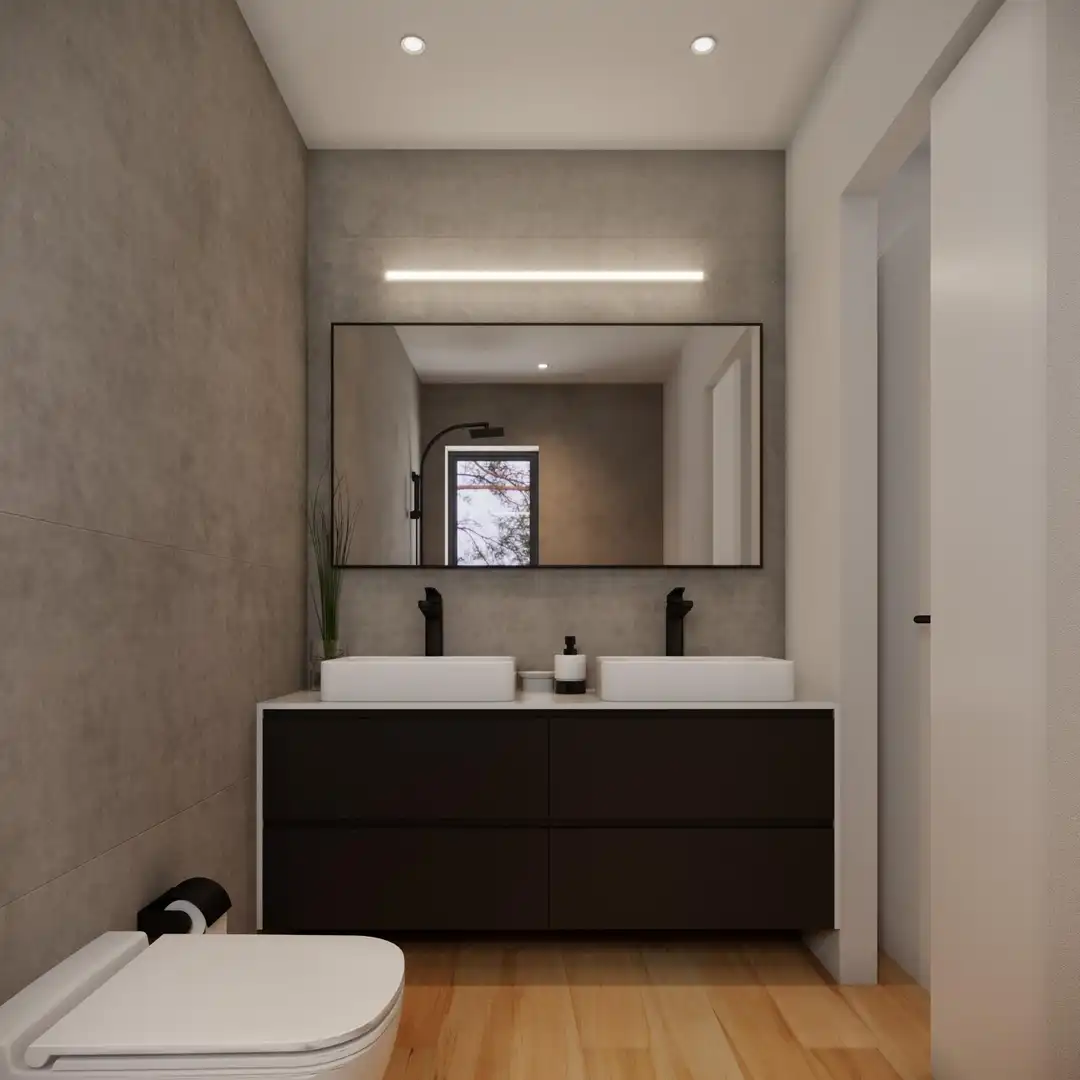 Baño de Casa adosada en venta en Terrassa con Aire acondicionado, Calefacción y Jardín privado