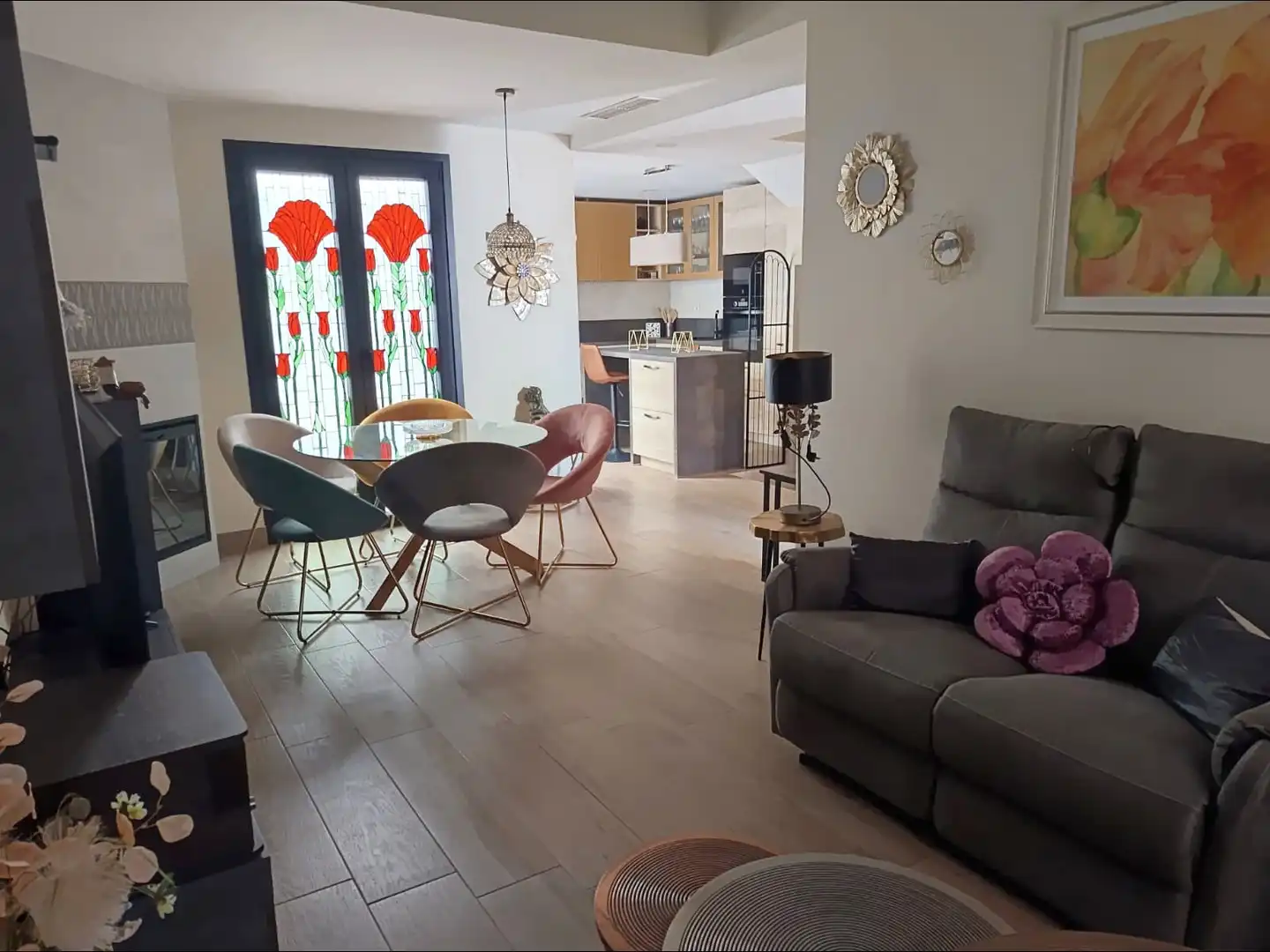 Maison mitoyenne avec terrasse à vendre à Calle de Eugenia de Montijo