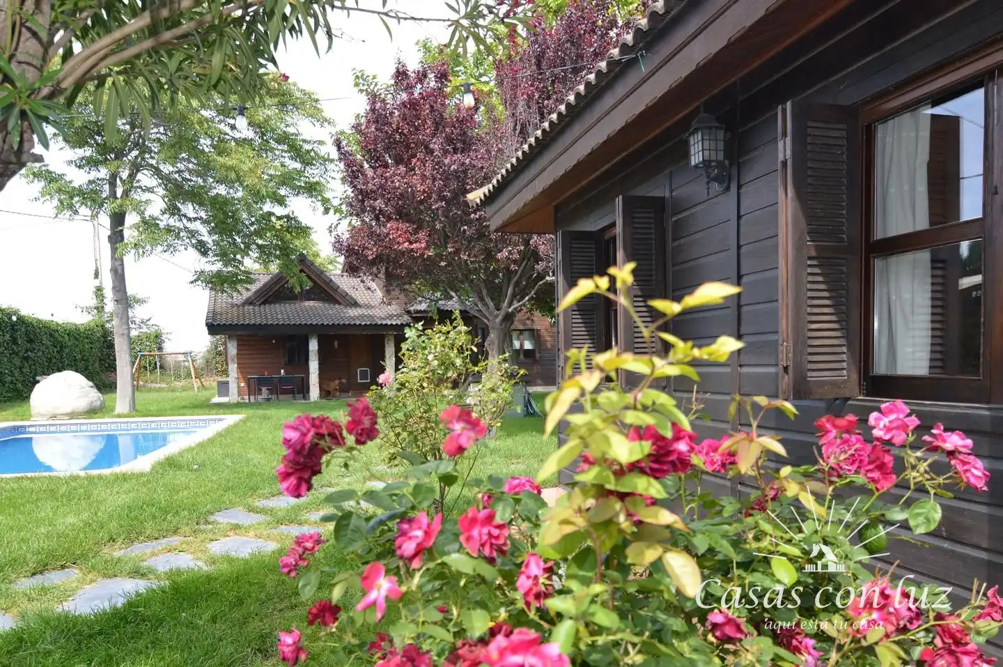 Jardín de Casa o chalet en venta en Zaragoza con Aire acondicionado, Calefacción y Jardín privado