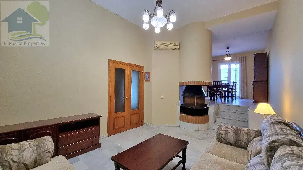 Sala de estar de Casa o chalet de alquiler en El Puerto de Santa María con Aire acondicionado, Calefacción y Terraza