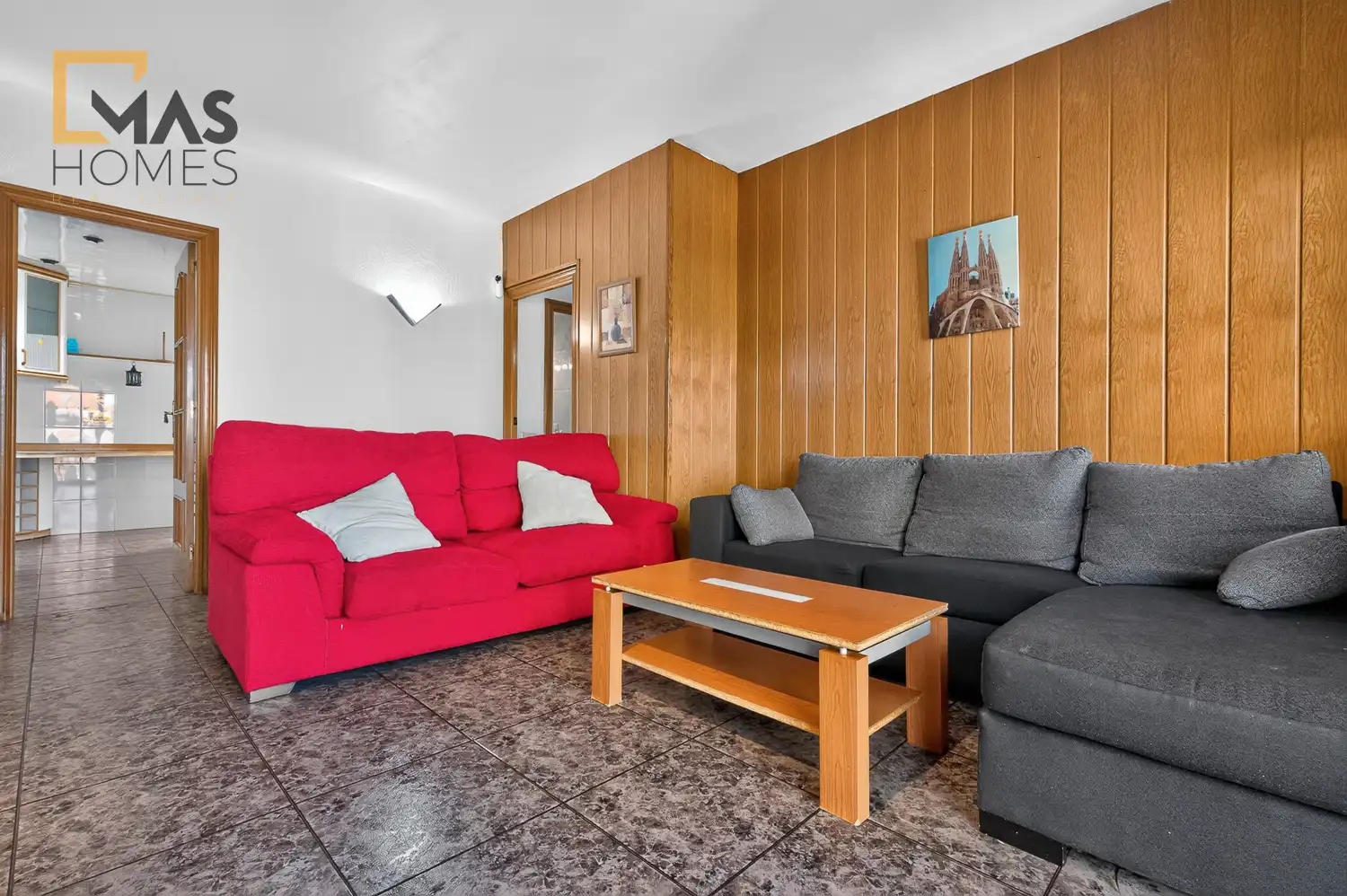 Sala de estar de Piso en venta en Terrassa con Aire acondicionado, Calefacción y Terraza
