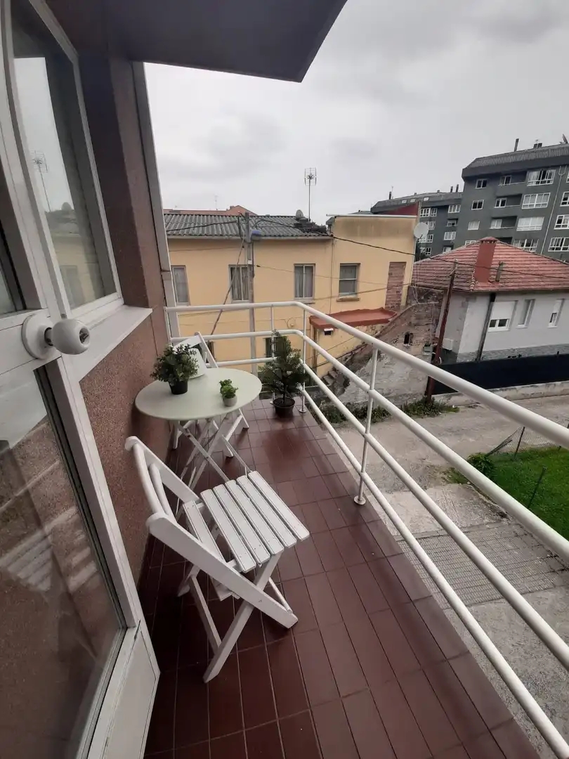 Balcony of Flat for rent in Culleredo  with Heating, Terrace and Storage room