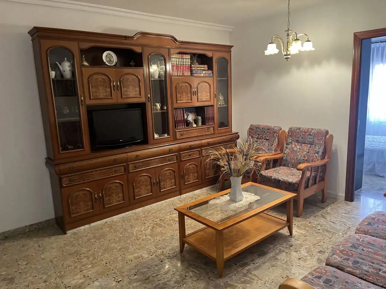 Sala de estar de Casa o chalet de alquiler en Alcañiz con Aire acondicionado y Amueblado