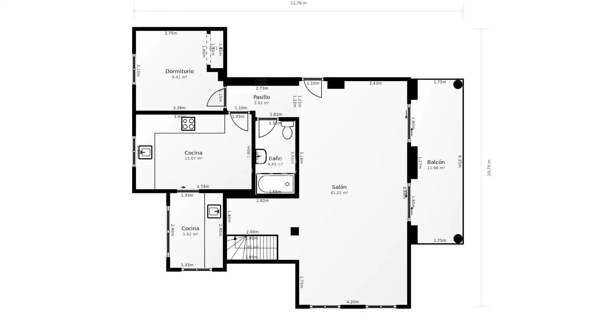 Ático en venta en Gandia con Aire acondicionado, Jardín privado y Terraza