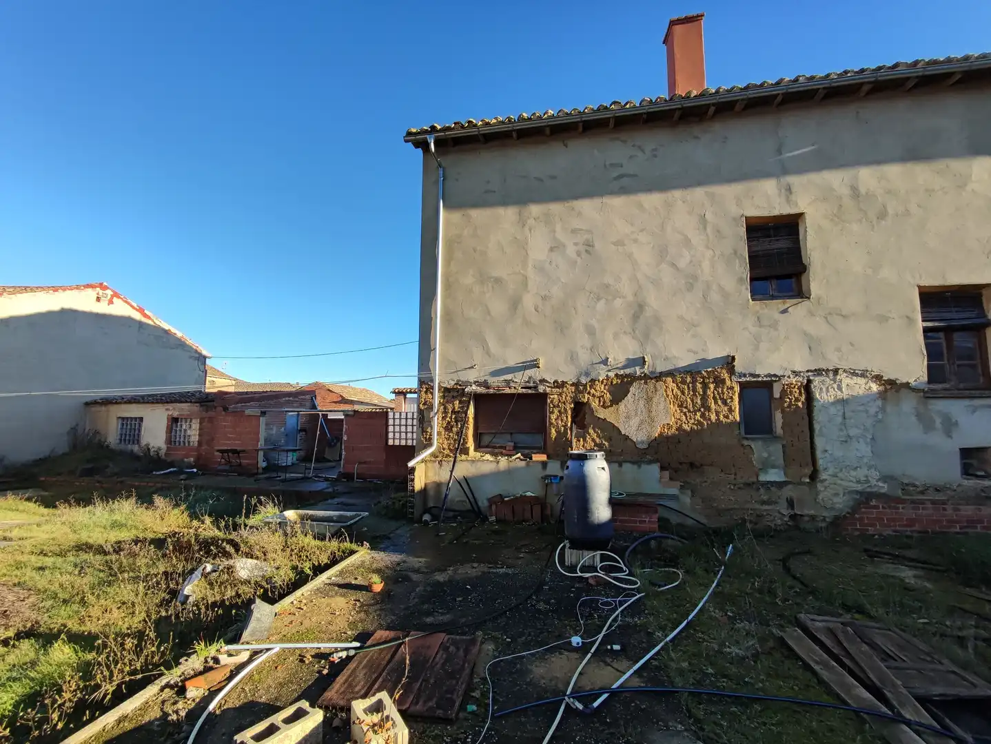 Vista exterior de Finca rústica en venda en Osorno la Mayor amb Calefacció, Jardí privat i Terrassa