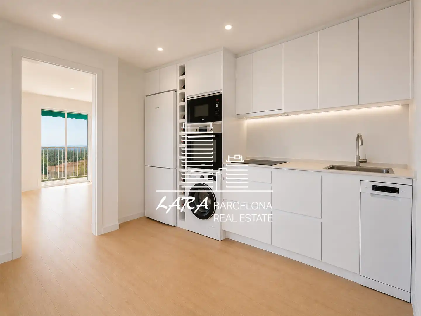 Cuina de Apartament en venda en Castelldefels amb Traster, Forn i Rentadora