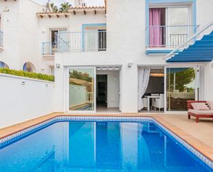 Swimming pool of Single-family semi-detached for sale in Altea  with Air Conditioner, Terrace and Swimming Pool