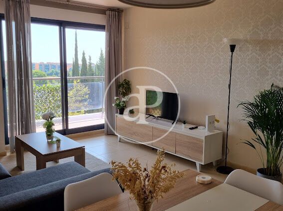 Living room of Flat to rent in Paterna  with Air Conditioner, Heating and Private garden