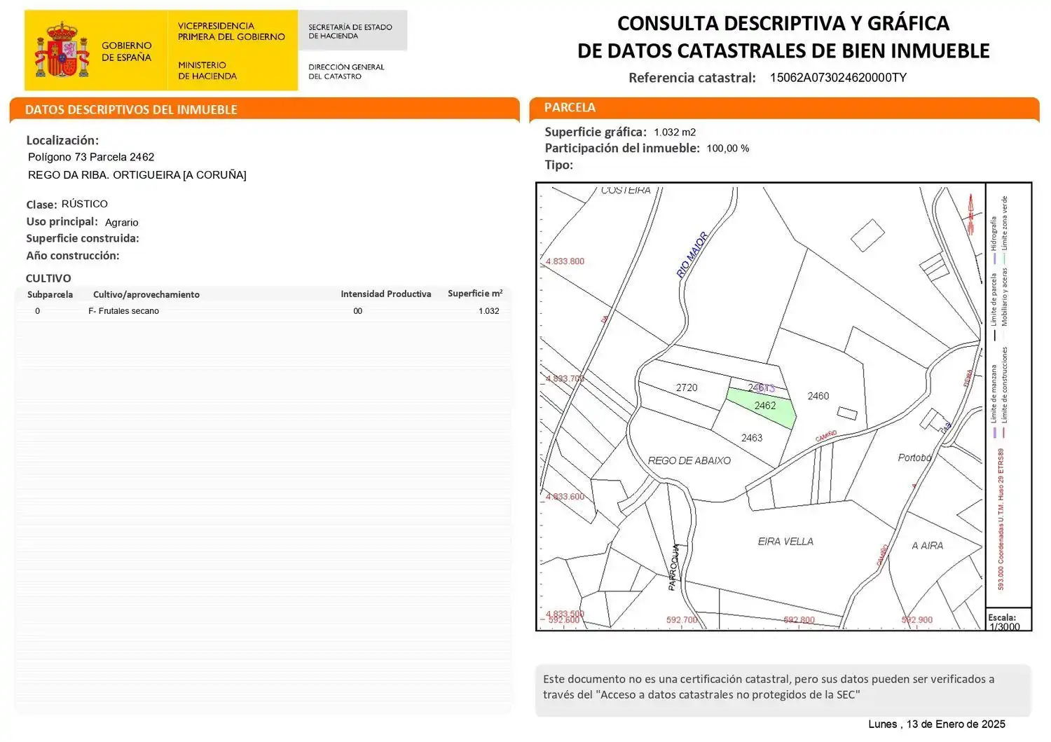 Casa rústica amb jardí en venda a Lugar Portobo 1, imagen 28