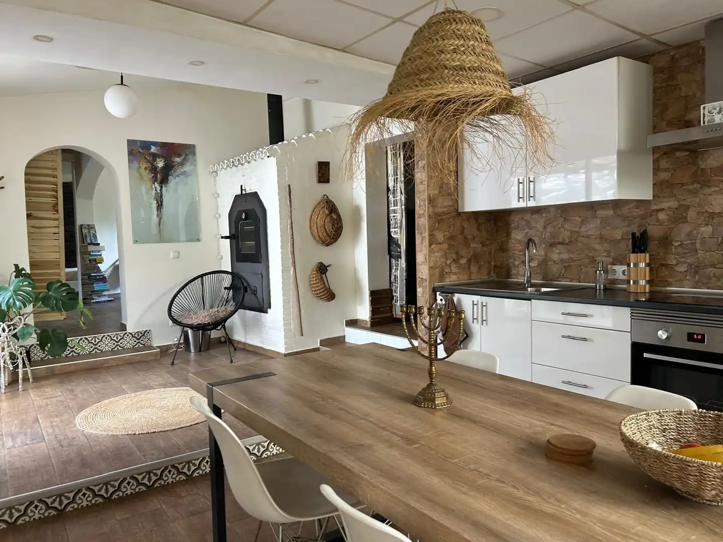 Kitchen of Houses for sale in Polop  with Air Conditioner, Private garden and Storage room