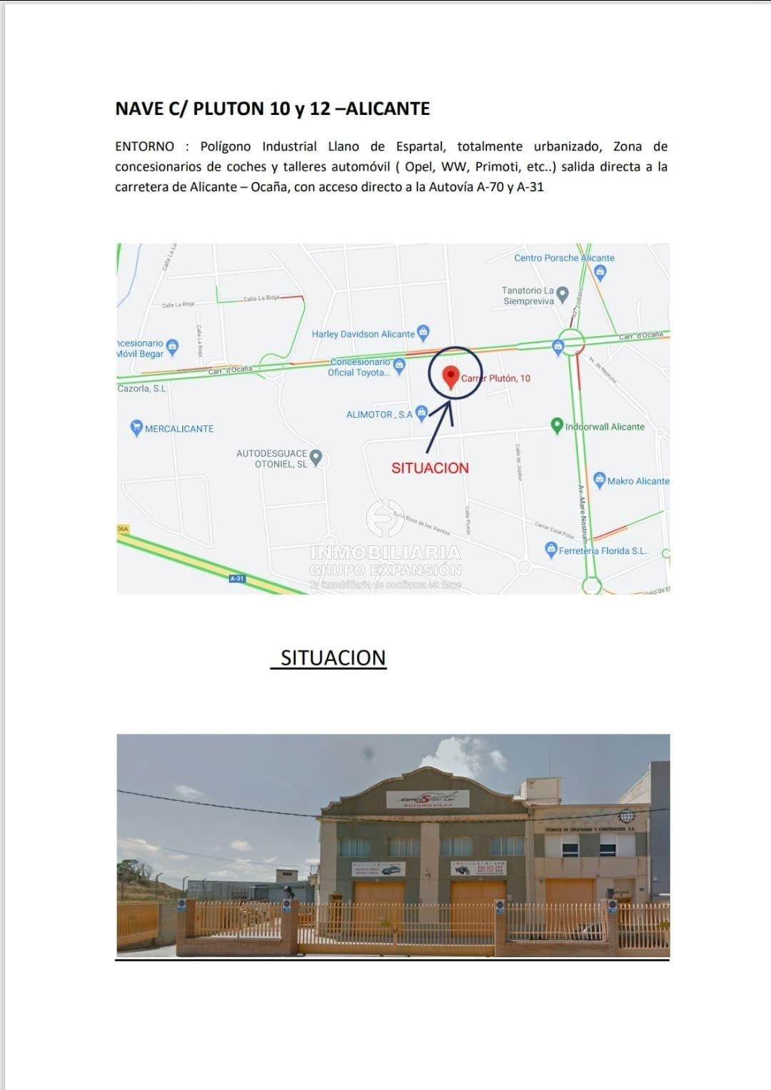 Exterior view of Industrial buildings for sale in Alicante / Alacant