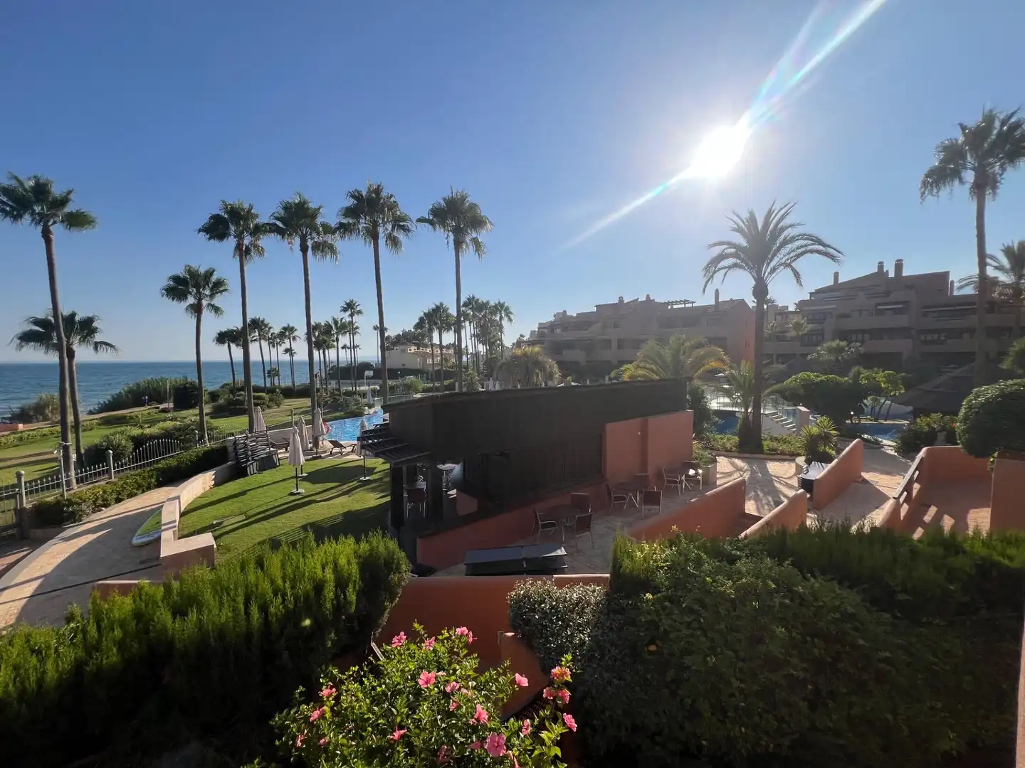 Garden of Flat for sale in Estepona  with Air Conditioner, Private garden and Terrace