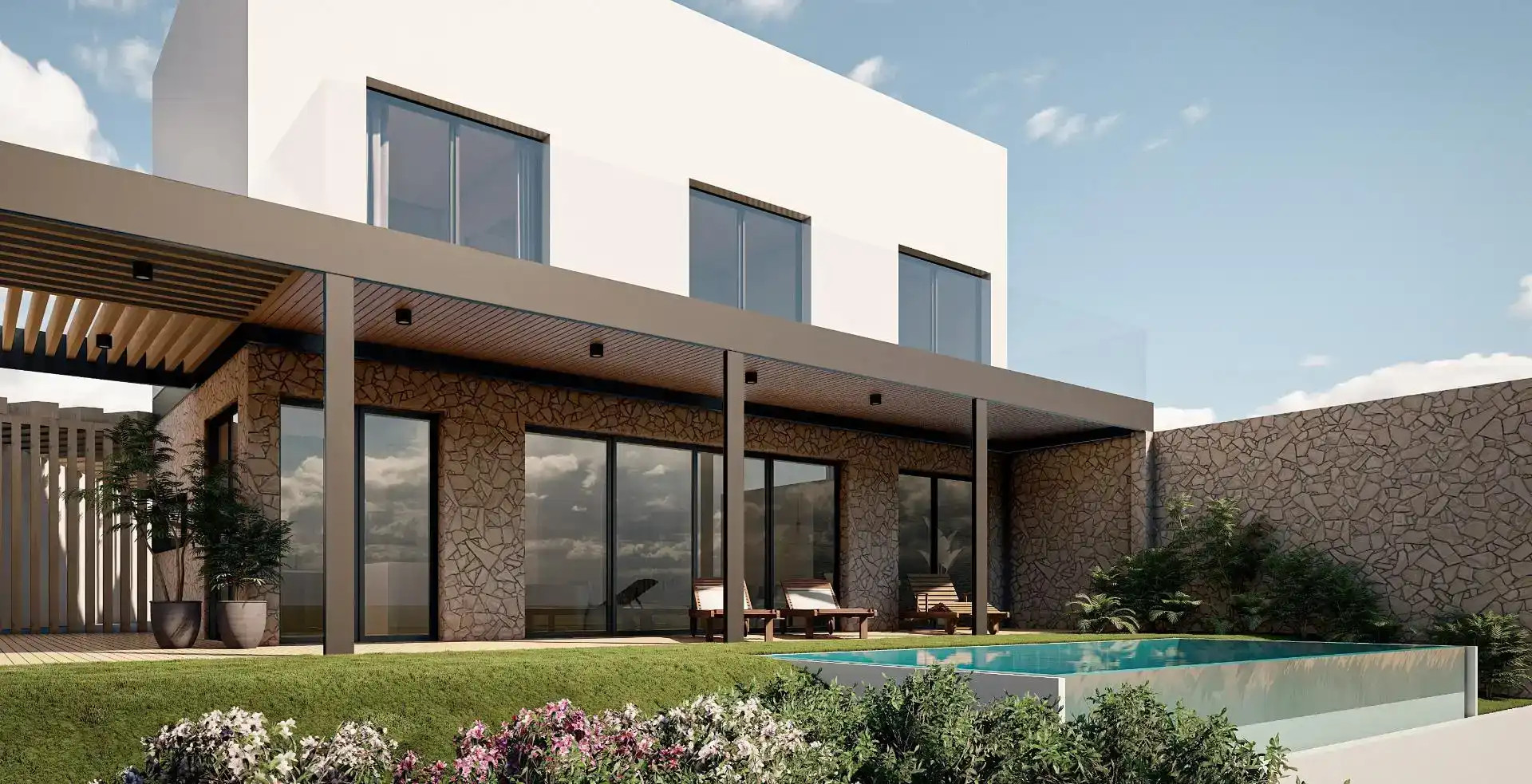 Vista exterior de Casa o xalet en venda en Málaga Capital amb Aire condicionat, Piscina i Balcó