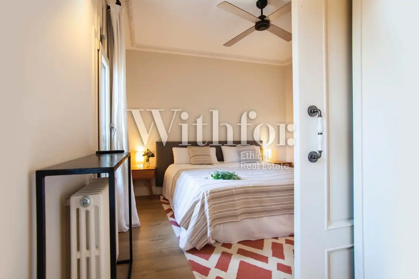 Bedroom of Houses for rent in Barcelona  with Air Conditioner, Heating and Private garden