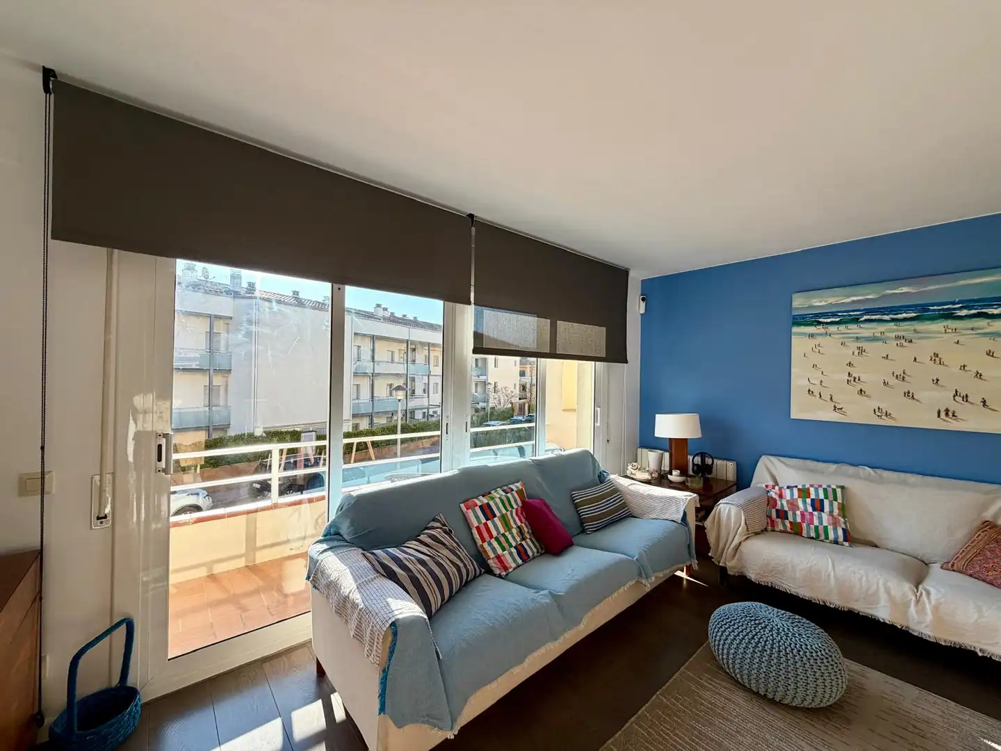 Sala de estar de Casa adosada de alquiler en Palamós con Terraza, Amueblado y Se aceptan mascotas