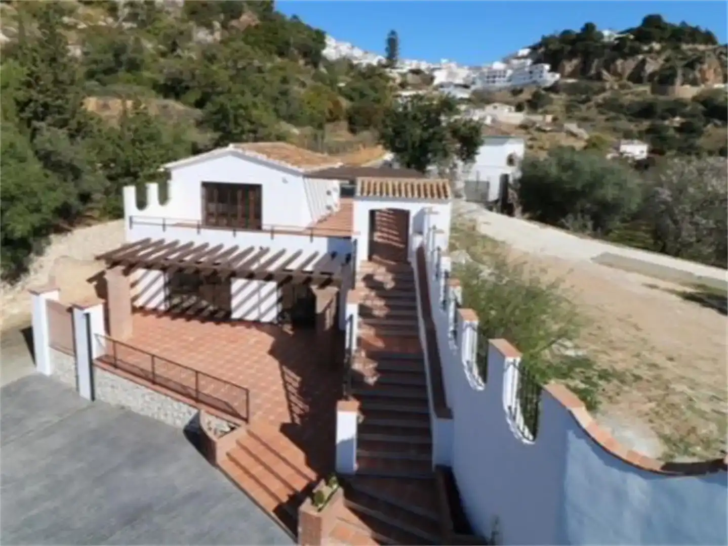 Außenansicht von Country house zum Verkauf in Mijas mit Klimaanlage, Schwimmbad und Balkon
