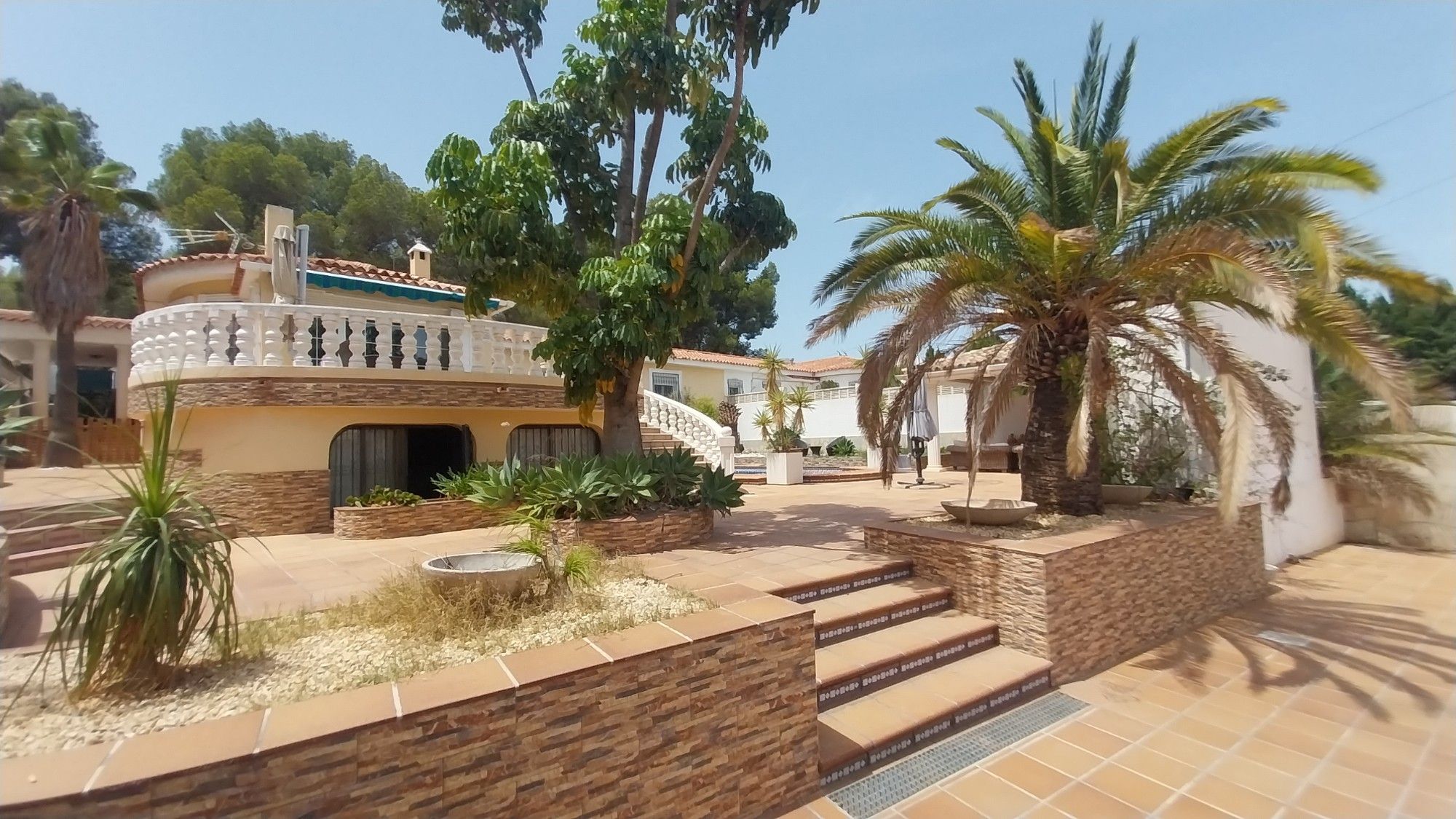 Exterior view of Single-family semi-detached for sale in La Nucia  with Air Conditioner, Heating and Private garden