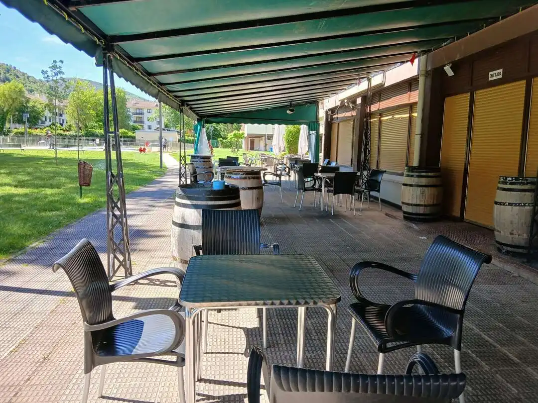 Terrasse von Wohnung zum Verkauf in Ezcaray mit Heizung, Privatgarten und Terrasse
