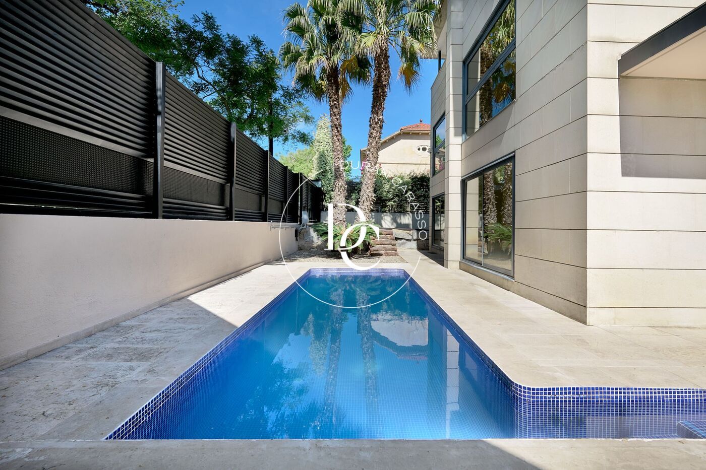 Piscina de Casa o xalet en venda en Sant Cugat del Vallès amb Aire condicionat, Calefacció i Jardí privat