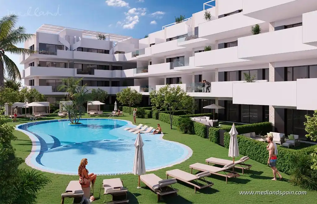 Vista exterior de Apartamento en venta en La Nucia con Aire acondicionado, Calefacción y Terraza