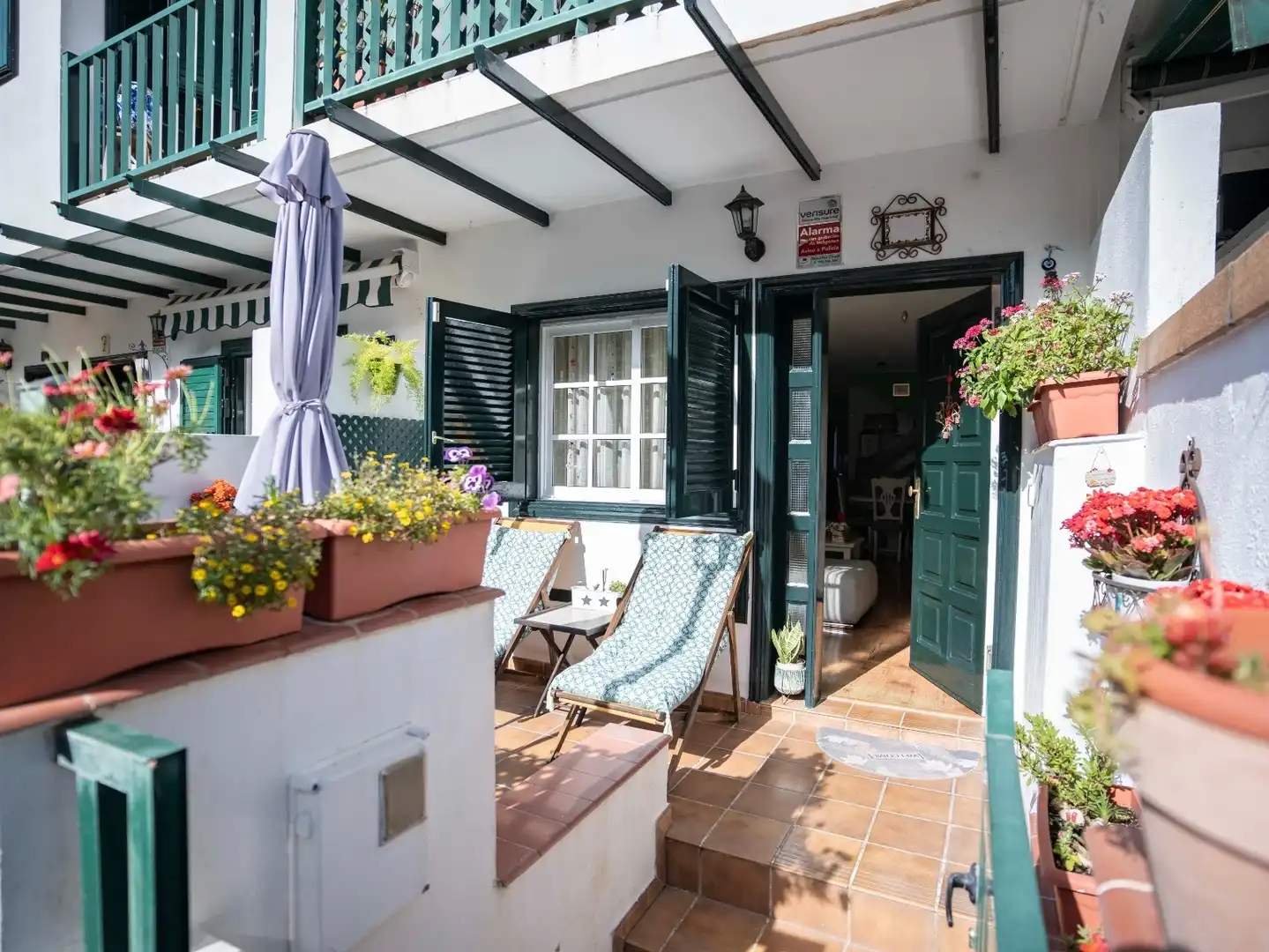 Terrace of Detached homes for sale in San Cristóbal de la Laguna  with Parquet flooring, Terrace and Furnished