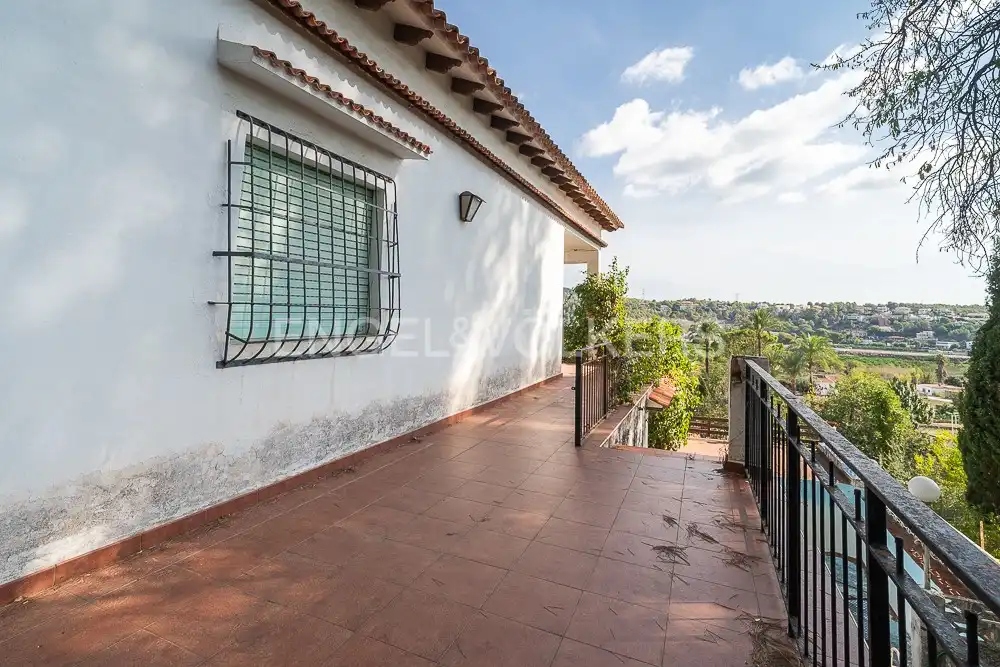 Vista exterior de Casa o chalet en venta en Gandia con Calefacción, Jardín privado y Terraza
