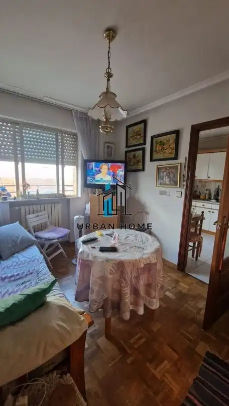Living room of Flat for sale in Villarejo de Órbigo  with Heating, Terrace and Storage room