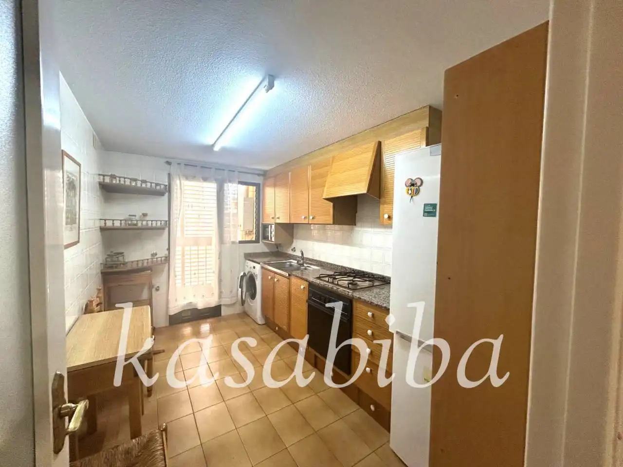 Kitchen of Flat for rent in Valencia  with Heating, Furnished and Balcony