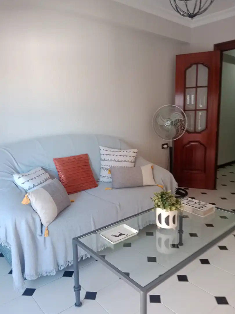 Sala de estar de Piso de alquiler en Coria del Río con Aire acondicionado, Amueblado y Horno