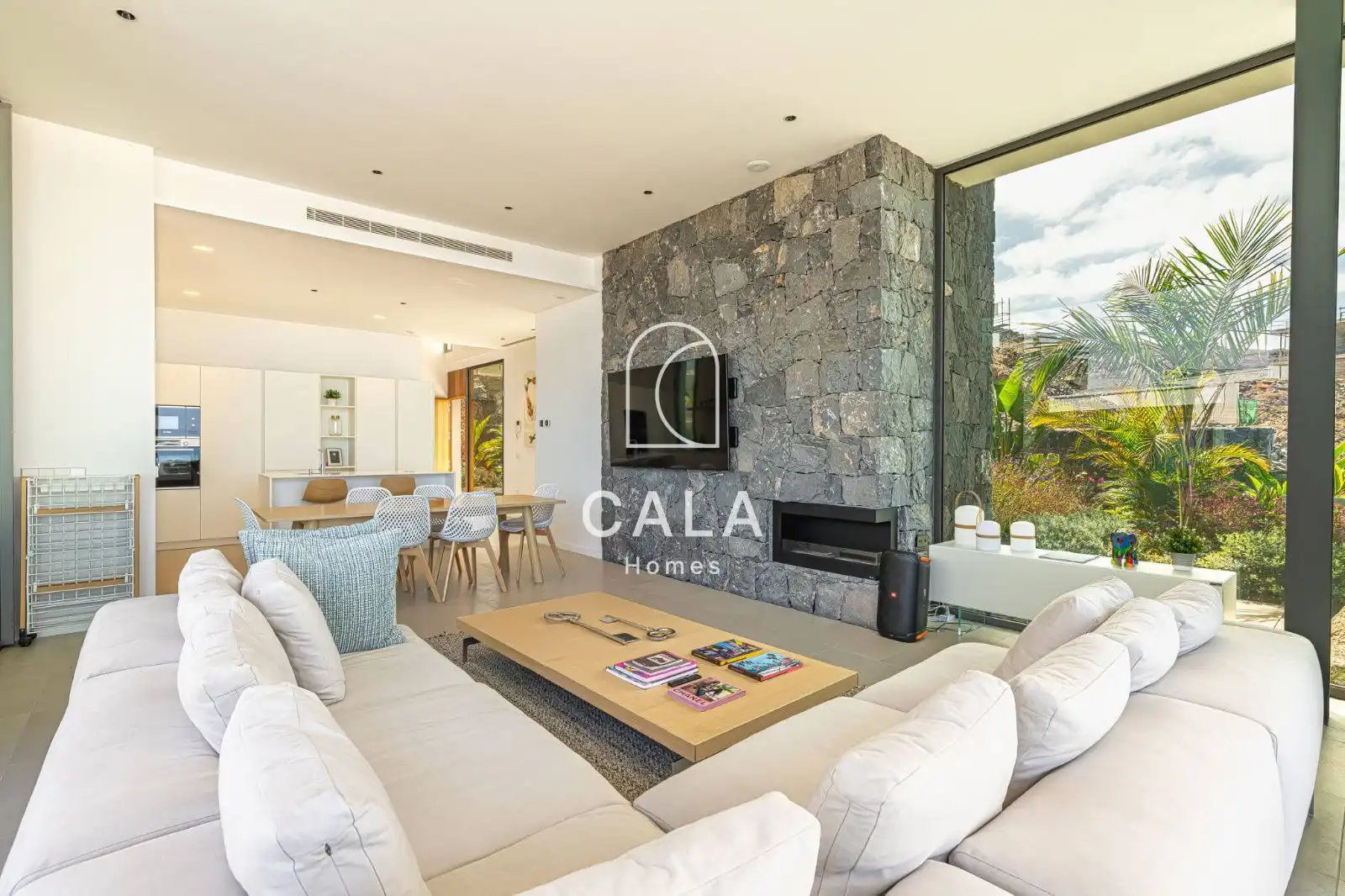 Sala de estar de Casa o chalet en venta en Guía de Isora con Aire acondicionado, Calefacción y Terraza