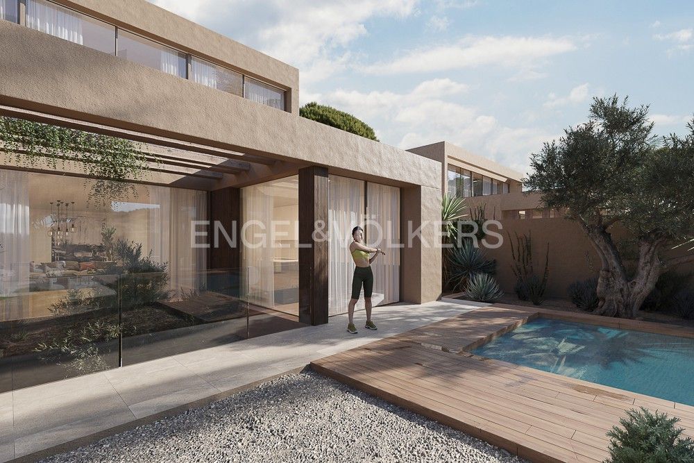 Terraza de Casa o chalet en venta en Godella con Aire acondicionado, Calefacción y Jardín privado