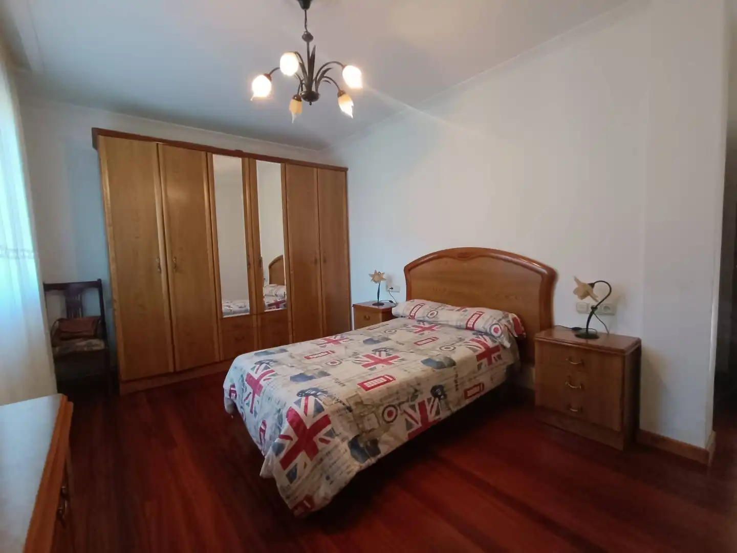 Schlafzimmer von Wohnung zum Verkauf in Touro mit Privatgarten, Terrasse und Abstellraum