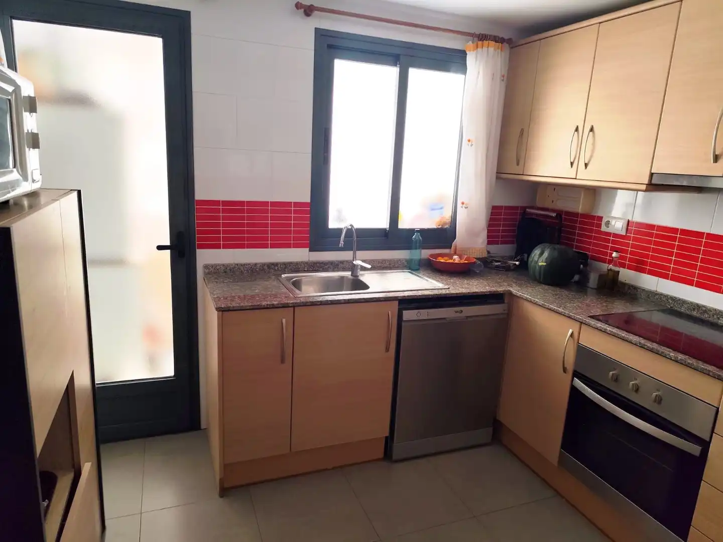 Küche von Wohnungen zur Miete in San Javier mit Klimaanlage, Heizung und Terrasse