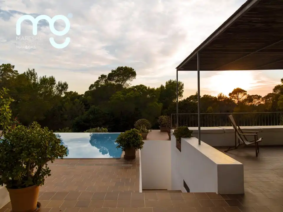 Terrace of Country homes for sale in Andratx  with Air Conditioner, Heating and Private garden