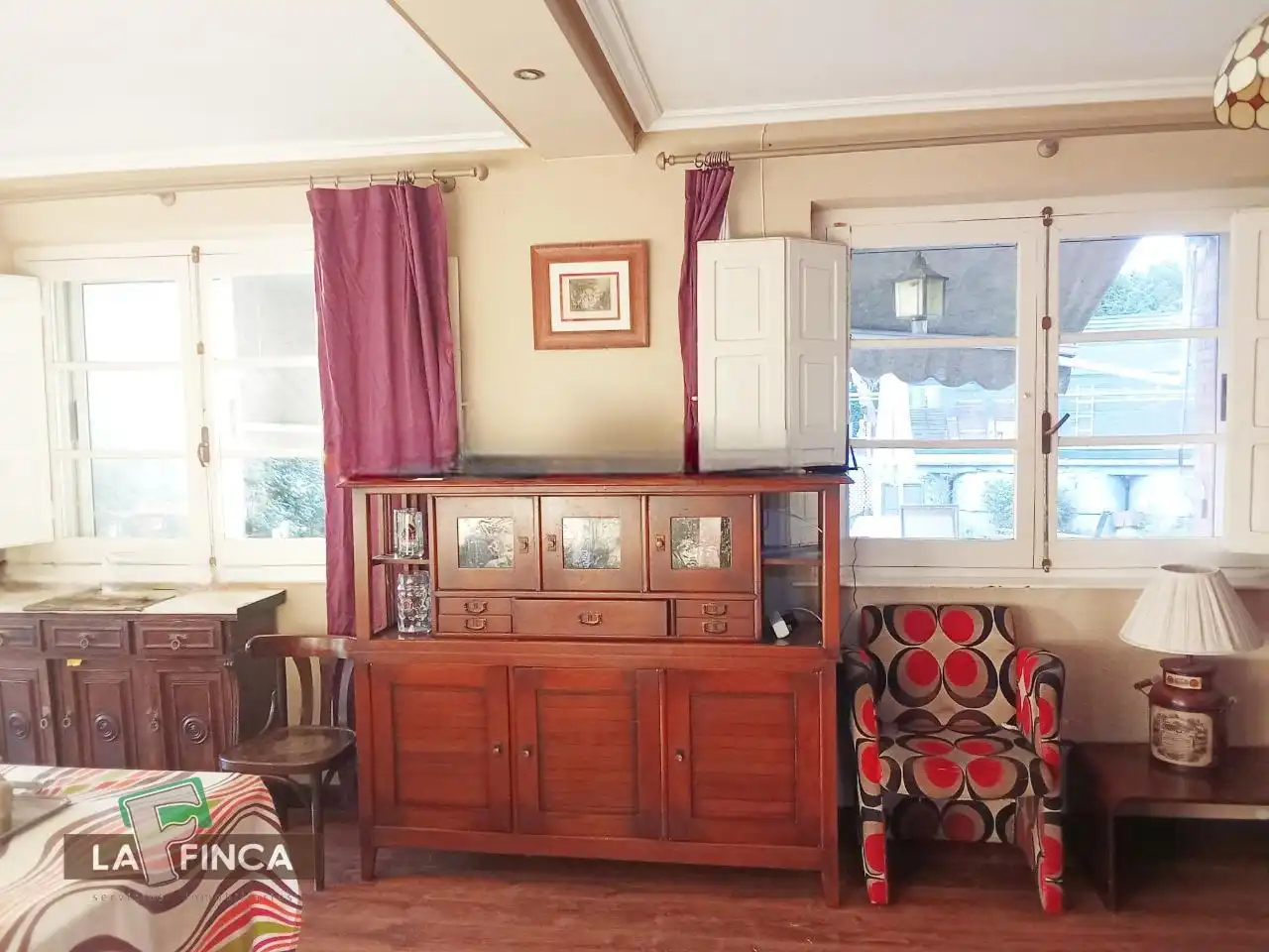 Dining room of Houses for sale in Muros de Nalón  with Heating, Parquet flooring and Terrace