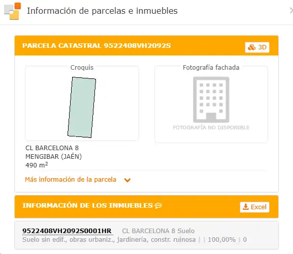 Wohnbaugrundstück zum Verkauf in Calle Barcelona 42, imagen 2