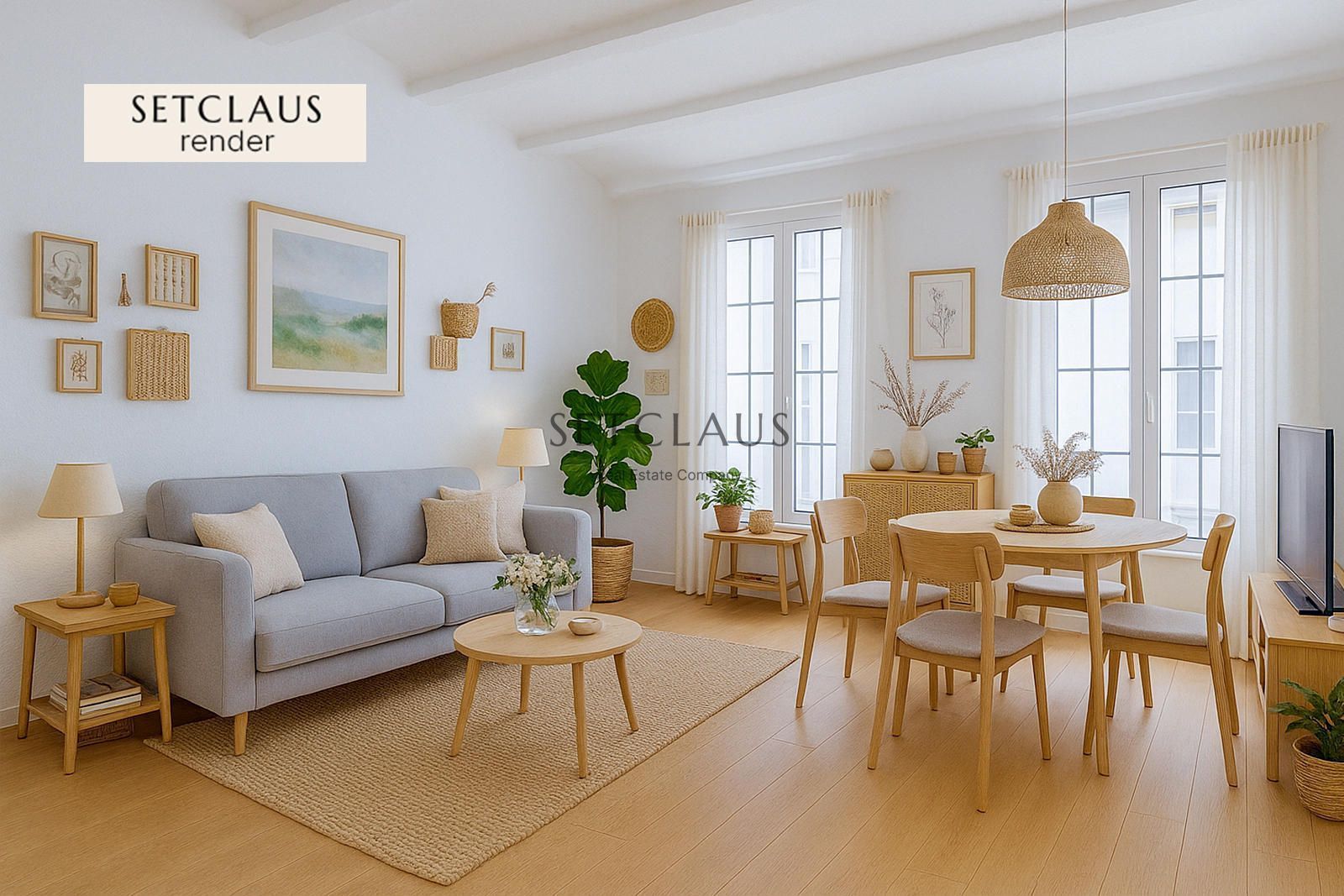 Living room of Duplex for sale in Premià de Mar  with Air Conditioner, Terrace and Storage room