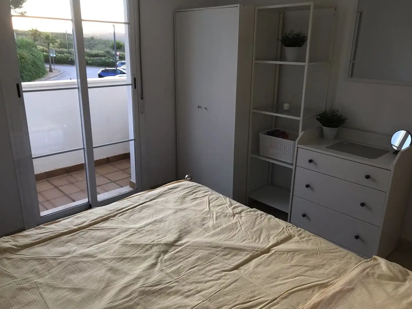 Schlafzimmer von Wohnungen zum Verkauf in Manilva mit Klimaanlage, Terrasse und Abstellraum