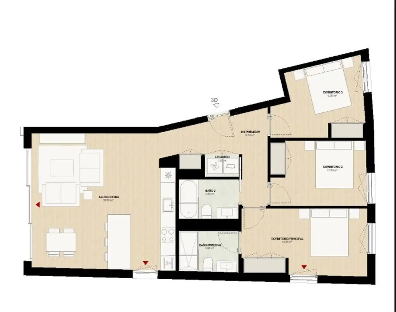 Flat with pool for sale in Vuit de Marc, imagen 15