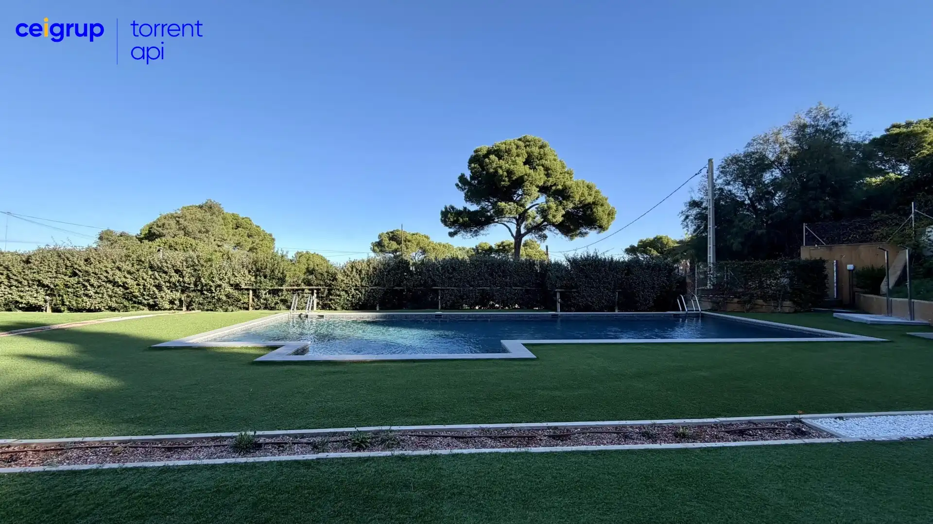 Swimming pool of Ground floor for sale in Sa Riera - Sa Fontansa