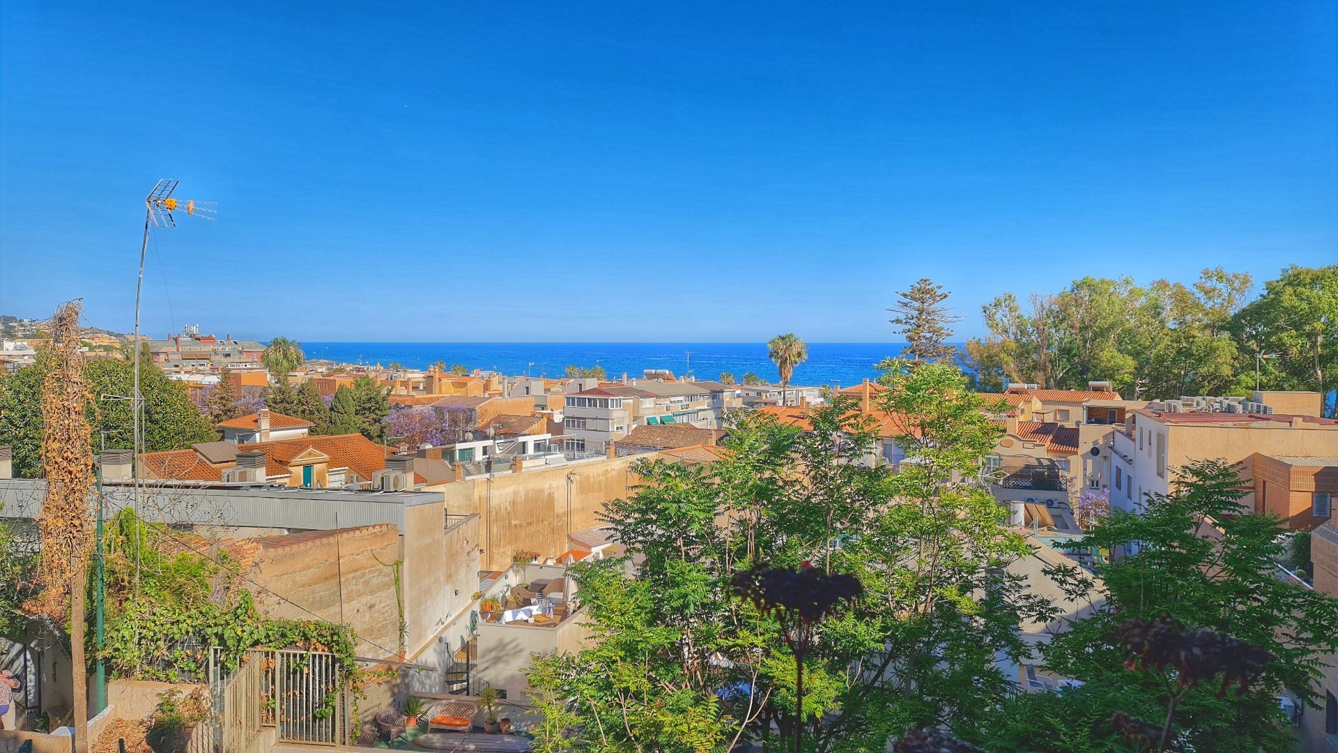 Vista exterior de Casa o xalet en venda en Málaga Capital amb Aire condicionat