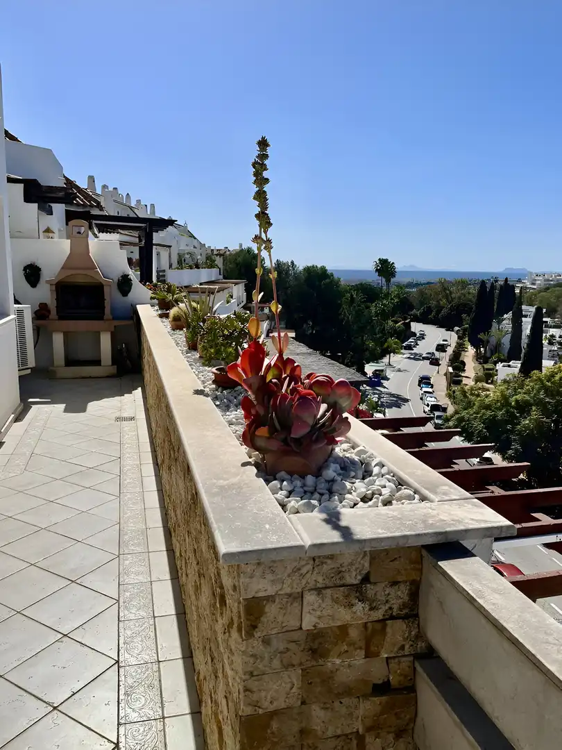 Ático con piscina en venta en Milla de Oro