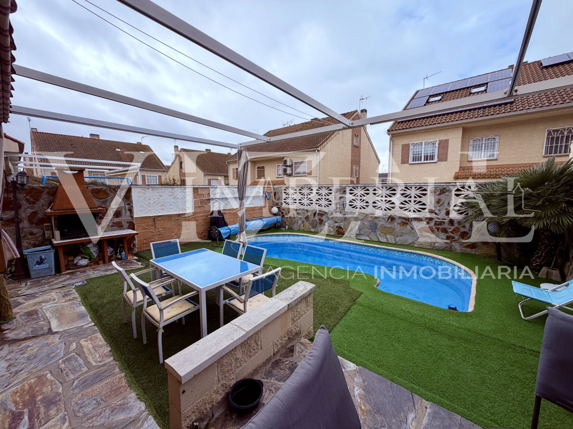 Garden of Single-family semi-detached for sale in Seseña  with Air Conditioner, Heating and Private garden