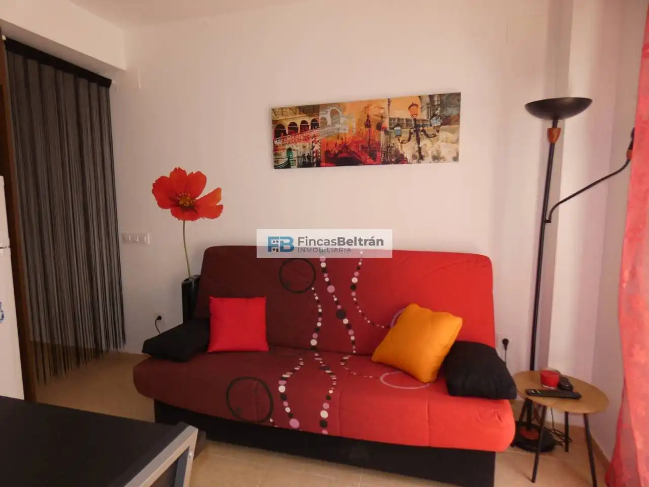 Sala d'estar de Apartament en venda en Benicarló amb Aire condicionat, Terrassa i Moblat