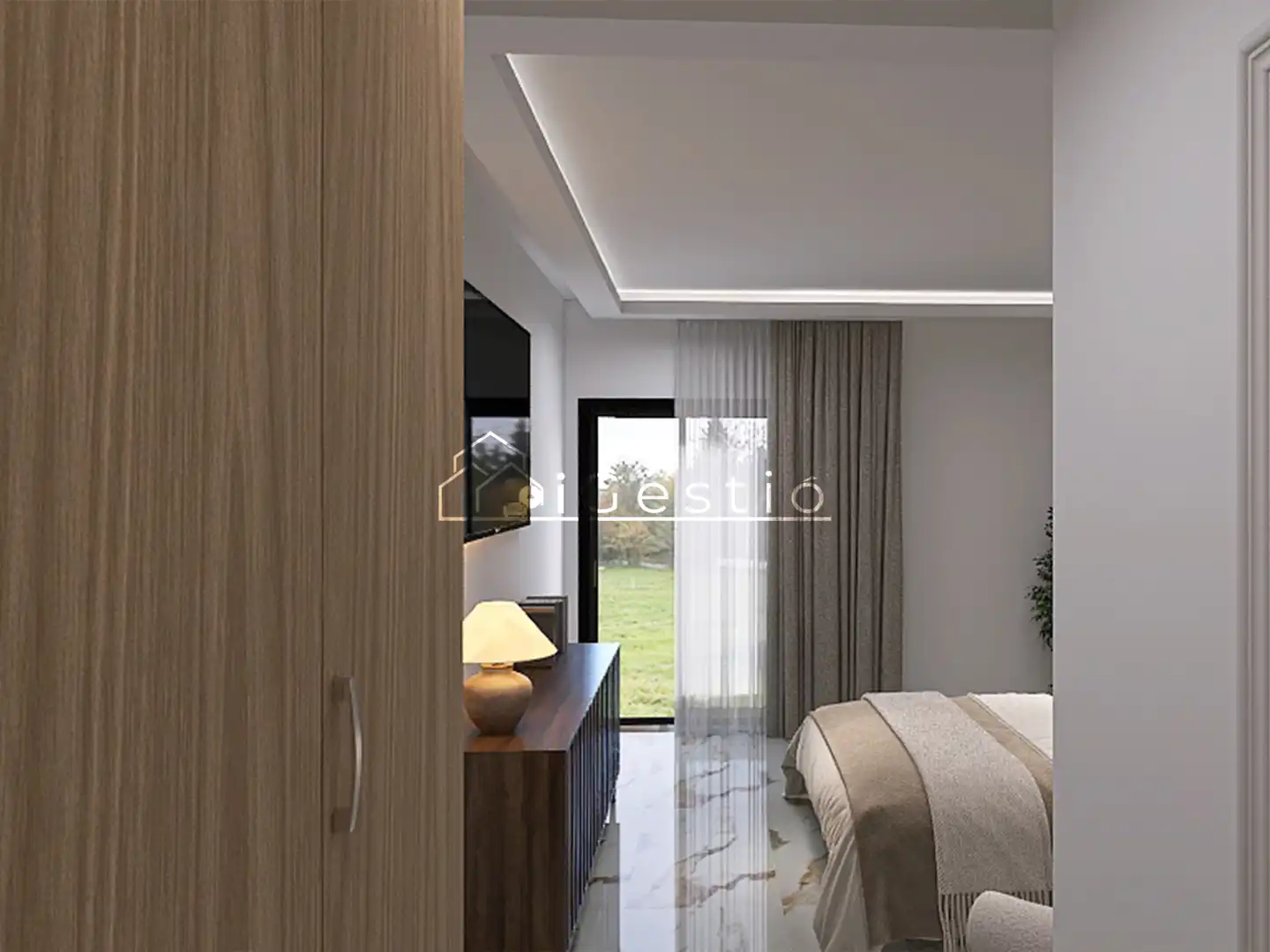 Habitación de Casa adosada en venta en Arbúcies con Aire acondicionado, Terraza y Balcón